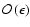 ${\cal O}\left({\epsilon}\right)$