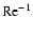 ${{\rm Re}^{-1}}$