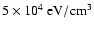 $5\times10^4~\rm {eV/cm^3}$
