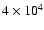 $4\times10^4$