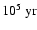 $10^5~{\rm yr}$