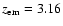 $\emph{z}_{\rm em}=3.16$