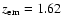 $\emph{z}_{\rm em}=1.62$