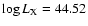$\log L_{\rm X}=44.52$