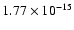 $1.77\times 10^{-15}$
