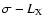$\sigma-L_{\rm X}$