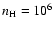 $n_{\rm H} = 10^6$