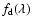 $f_{\rm d}(\lambda)$