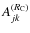$A_{jk}^{(R_{\rm C})}$