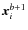 $\vec{x}_{i}^{b+1}$