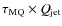 $\tau_{\rm MQ}\times Q_{\rm jet}$