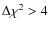 $\Delta\chi^{2}>4$