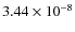 $3.44\times 10^{-8}$