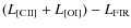 $(L_{\rm [CII]} + L_{\rm [OI]}) - L_{\rm FIR}$