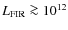 $L_{\rm FIR}\ga 10^{12}$
