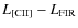 $L_{\rm [CII]}-L_{\rm FIR}$