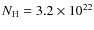 $N_{\rm H} =
3.2\times10^{22}$