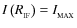 $I\left(R_{_{\rm IF}}\right) = I_{_{\rm MAX}}$