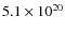 $5.1\times10^{20}$