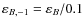 $\varepsilon_{B, -1}= \varepsilon_{B}/0.1$