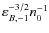 $\varepsilon_{B, -1}^{-3/2} n_0^{-1}$