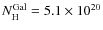 $N_{\rm H}^{\rm Gal}=5.1\times 10^{20}$