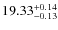 $19.33_{-0.13}^{\rm +0.14} $
