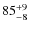$\rm 85^{+9}_{-8}$