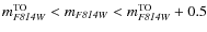 $m_{\it F814W}^{\rm TO}<m_{\it F814W}<m_{\it
F814W}^{\rm TO}+0.5$