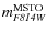$m_{\it F814W}^{\rm MSTO}$