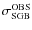 $\sigma_{\rm SGB}^{\rm OBS}$