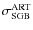 $\sigma_{\rm SGB}^{\rm ART}$