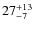 $27_{-7}^{\rm +13}$