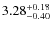 $3.28_{\rm -0.40}^{+0.18}$