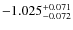 $-1.025^{\rm +0.071}_{-0.072}$