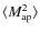 $\langle M_{\rm ap}^2 \rangle$