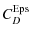 $\displaystyle C_D^{\rm Eps}$