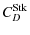 $\displaystyle C_D^{\rm Stk}$