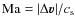 ${\rm Ma}=\vert\Delta{\vec{v}}\vert/c_{\rm s}$