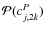 $\mathcal{P}(c_{j,2k}^P)$