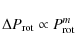 \begin{displaymath}\Delta P_{\rm rot}\propto P_{\rm rot}^m
\end{displaymath}