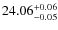 $24.06^{\rm + 0.06}_{- 0.05}$