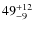 $49^{\rm +12}_{-9}$