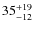 $35^{\rm +19}_{-12}$