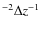 $^{-2} \Delta z^{-1}$