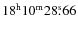 $18^{\rm h}10^{\rm m}28\rlap{.}{^{\rm s}}66$