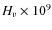 $H_{\varv} \times 10^9$