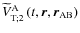 ${\widetilde V}_{{\rm T};2}^{\rm A}\left(t,\vec r,\vec r_{\rm AB}\right)$