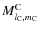 $M^{\rm C}_{l_{\rm C},m_{\rm C}}$