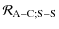 $\displaystyle {\mathcal R}_{{\rm A}-{\rm C};{\rm S}-{\rm S}}$